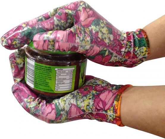 2 Pairs Ladies Gardening Gloves - Lightweight and Durable Work Gloves for Garden and Household Tasks - Ideal Gardening Gift for Women. (Medium, Rose Garden Floral) - Image 3