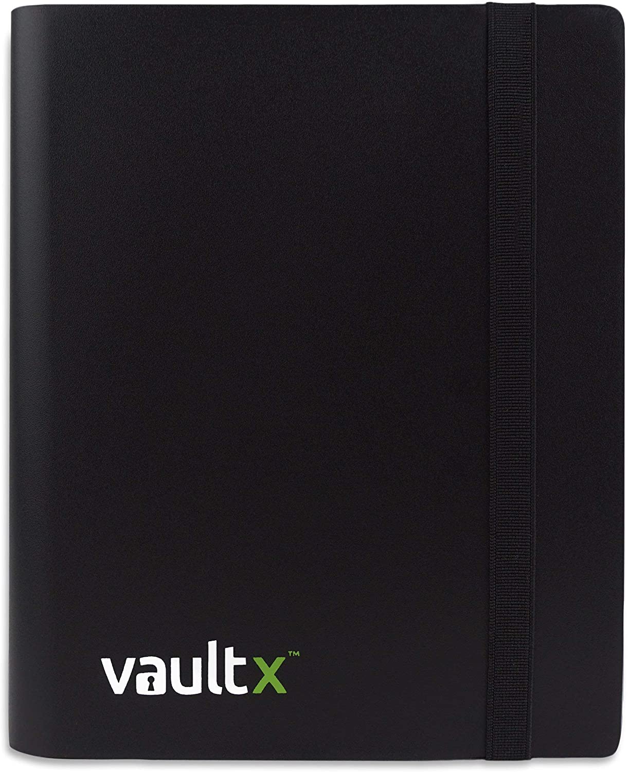 Vault X 4 Pocket Trading Card Strap Binder, 160 cards, Standard, 20 Side-Loading Pages
