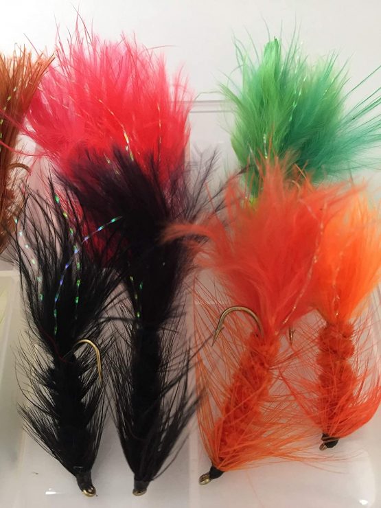 BestCity Fly Fishing WOOLLY BUGGER Set of 16 wooly buggers with FREE Clip shut Fly Box #337, - Image 4