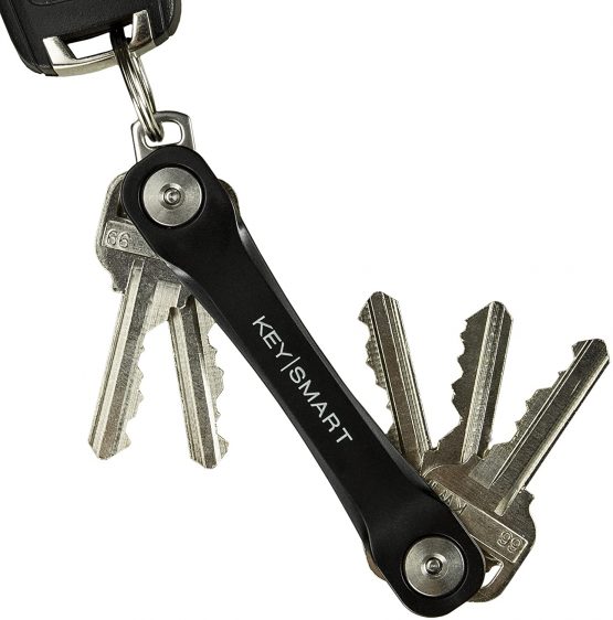 KeySmart Flex - Compact Key Holder and Keychain Organizer (up to 8 Keys, Black) - Image 2