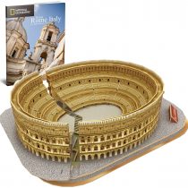 CubicFun 3D Jigsaw Puzzles for Kids Adults Rome The Colosseum National Geographic Italy Jigsaw Puzzle DIY Building Model Kit 131 Pieces