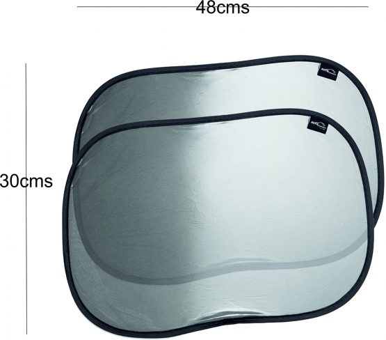 Auto Companion 2pcs Car Window Sun Shades - Universal Baby Car Sunshades - Blocks Harmful UV Rays Sun Glare Heat - Protection for Your Kids-No suction cups needed - Image 3