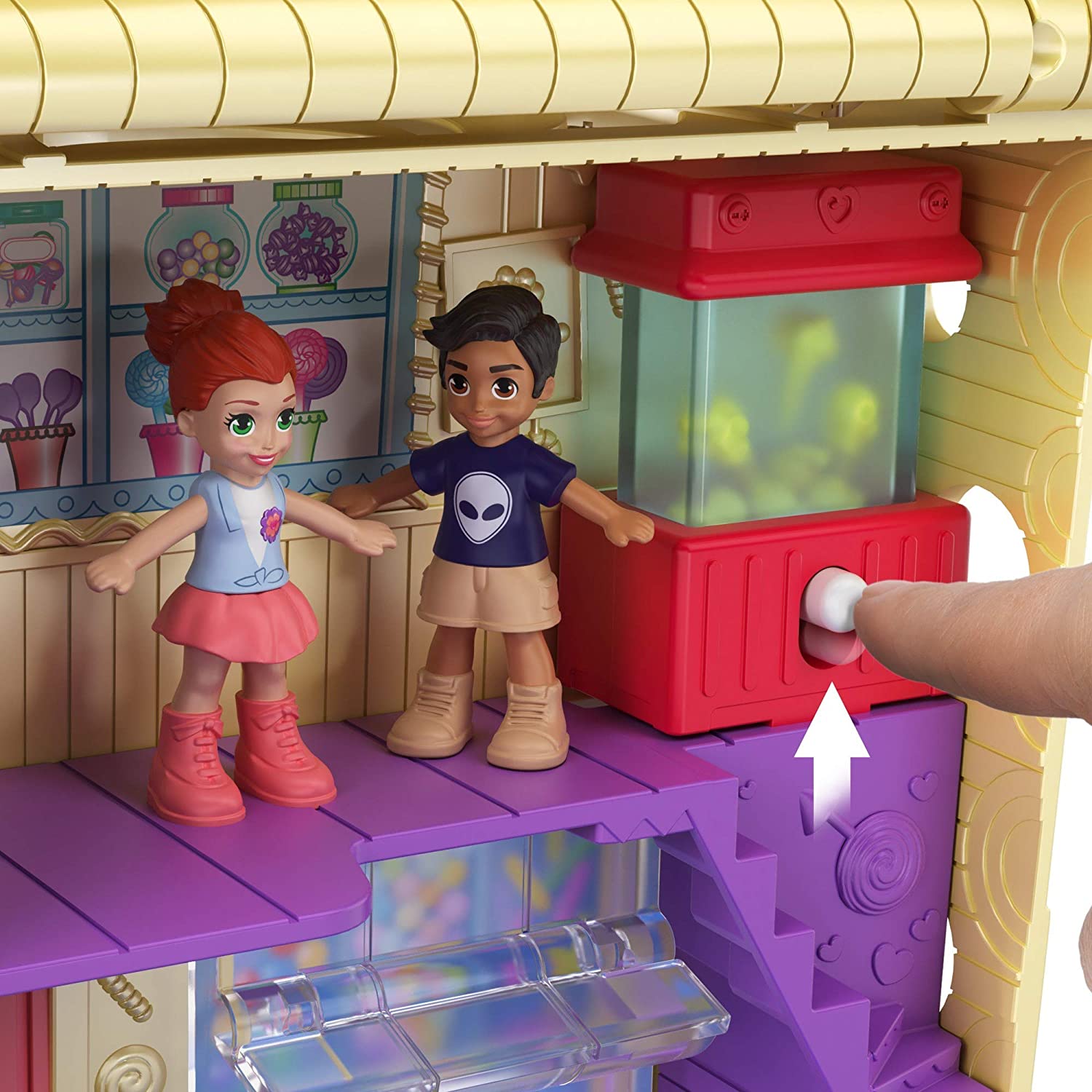 POLLY POCKET POLLYVILLE Candy Store,Multi, Multicolor - Image 4