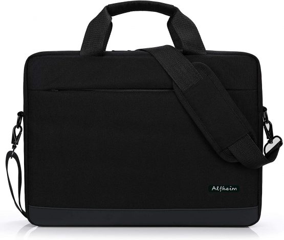 Alfheim Laptop Bag with Shoulder Strap 15/15.6/16 Inch Men Women Lightweight Waterproof Soft Computer Briefcase for Business Work Notebook Ultrabook Compatible with Macbook Air/Macbook Pro 14-inch etc