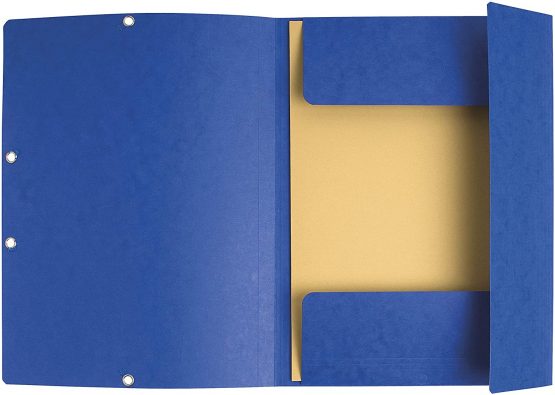 Exacompta Glossy Elasticated Folder, A4, 400 g - Assorted Colours, Pack of 10 (+ 1 Free) - Image 2