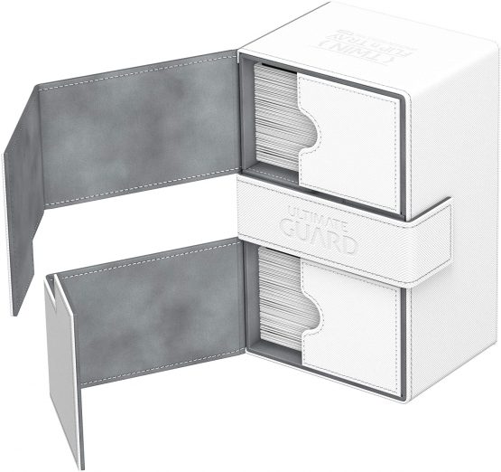 Ultimate Guard UGD010646 Twin Flip´n´Tray Deck Case 160+ Standard Size XenoSkin White - Image 4