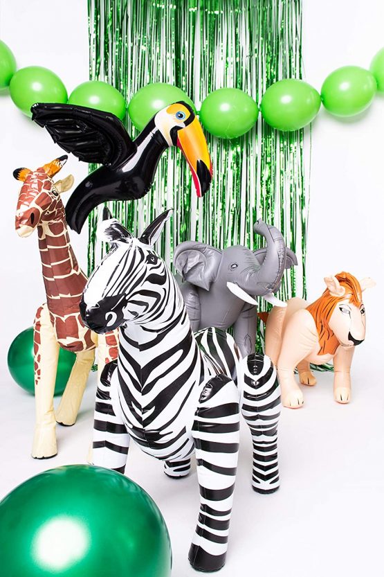 Folat 20273 Inflatable Zebra Black-White, One Size Fits Most - Image 2