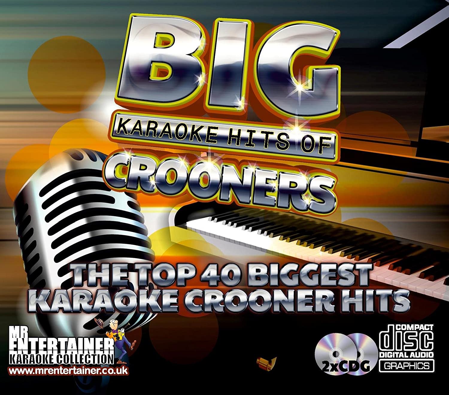 Mr Entertainer Big Karaoke Hits of Crooners - Double CD+G (CDG) Pack. 40 Top Songs - Image 4