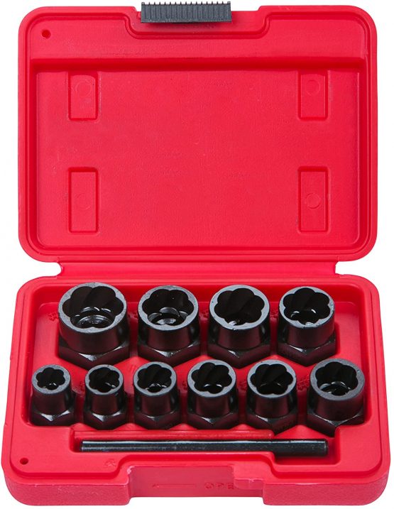 Blue Spot Tools 01539 1539 Bolt Remover, Black, Set of 10 Pieces