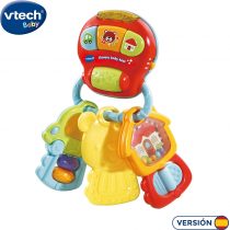 VTech - Baby Keys Interactive Electronic Rattle with Voice and Lights (3480-505122), Assorted Colour/Model