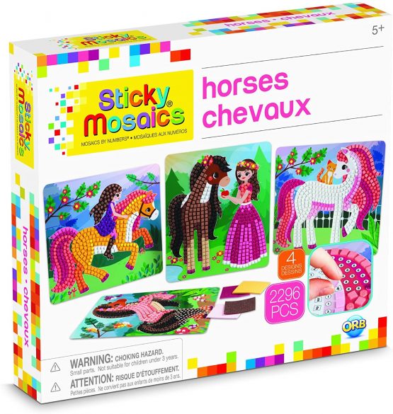 ORB 50993.0 Sticky Mosaics Horses, Multi - Image 4