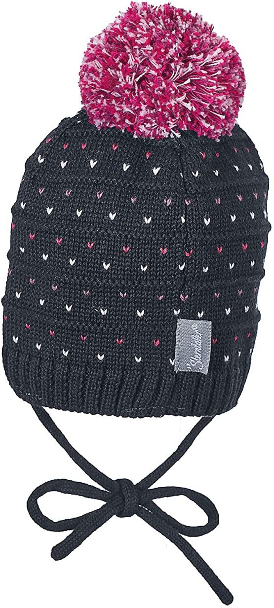 Sterntaler Baby Girls' Strickmütze, Cappellopello Flat Cap, Blue (Marine 300), 39 - Image 3