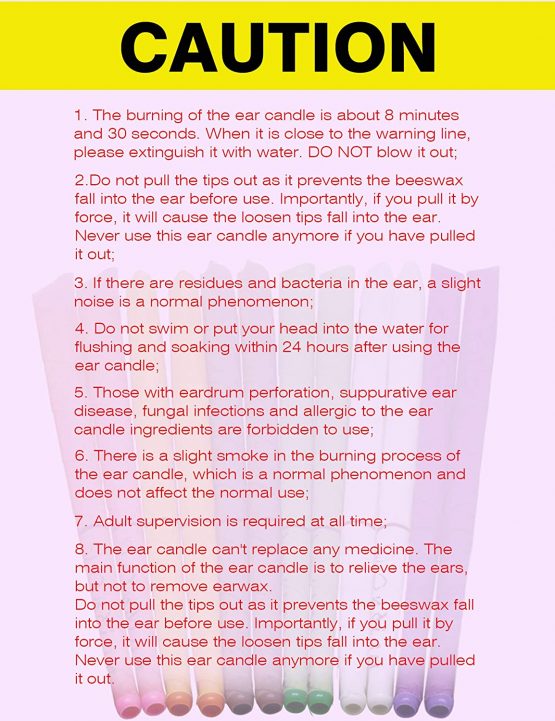 YEPLINS Hopi Ear Candles for Blocked Ears,Earwax Candles Kit,Ear Wax Remover,Ear Cleaning Candle