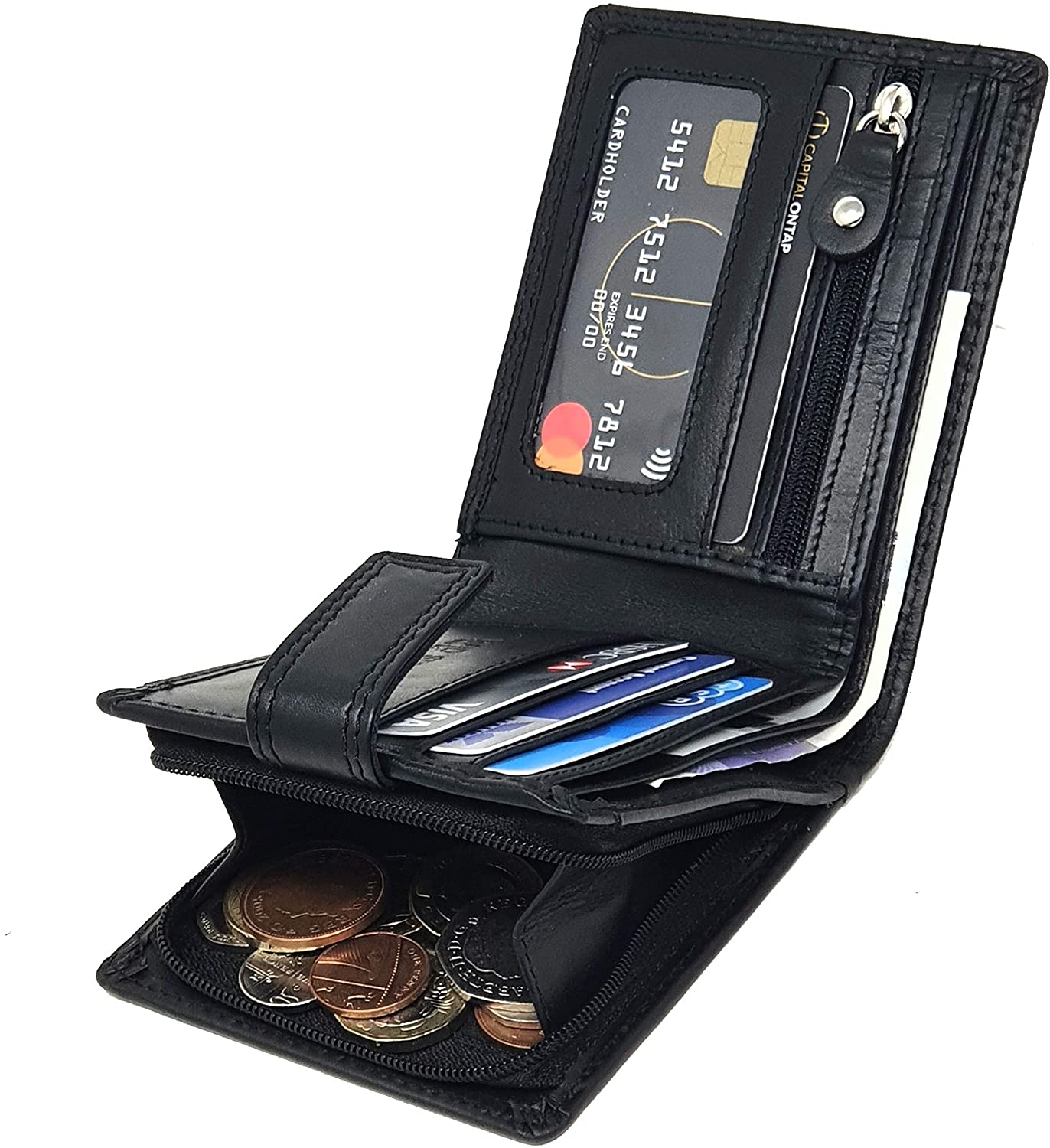 STARHIDE Wallets Men RFID Blocking, Genuine Leather Wallet - Image 2
