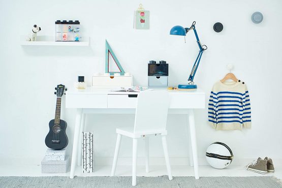 Room Copenhagen 40201735 Lego Desk Drawer 4 Knobs, White, Small - Image 4