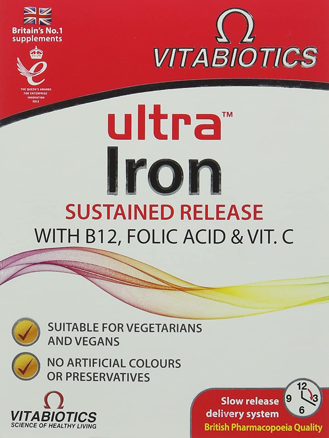 Iron Tablets Supplement, Boosts Energy, Vitality, Power and Immunity and Supports Against Anemia