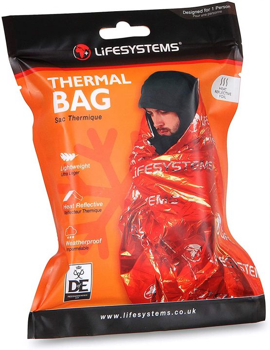 Lifesystems Emergency Silver Foil Thermal Bag For Hiking, Mountaineering And Outdoor Survival - Image 2
