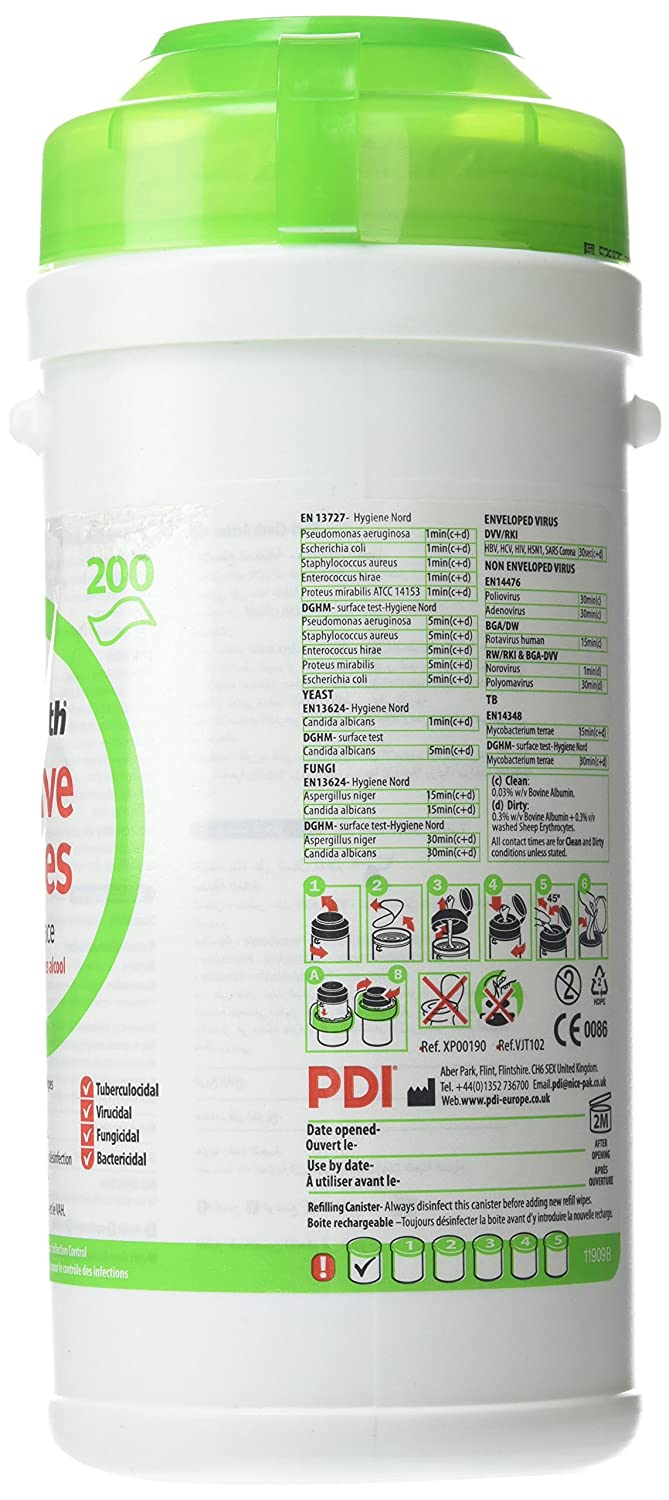 Sani-Cloth Unxp00190 Active Non-Alcoholic Towels, White, 200 Pieces, 1 count (Pack of 200) - Image 2