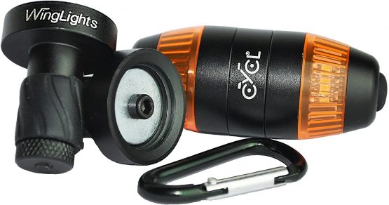 WingLights Mag V3 - Amber Indicator Lights for Bicycles and E-Scooters with Magnetic Mount - Image 4