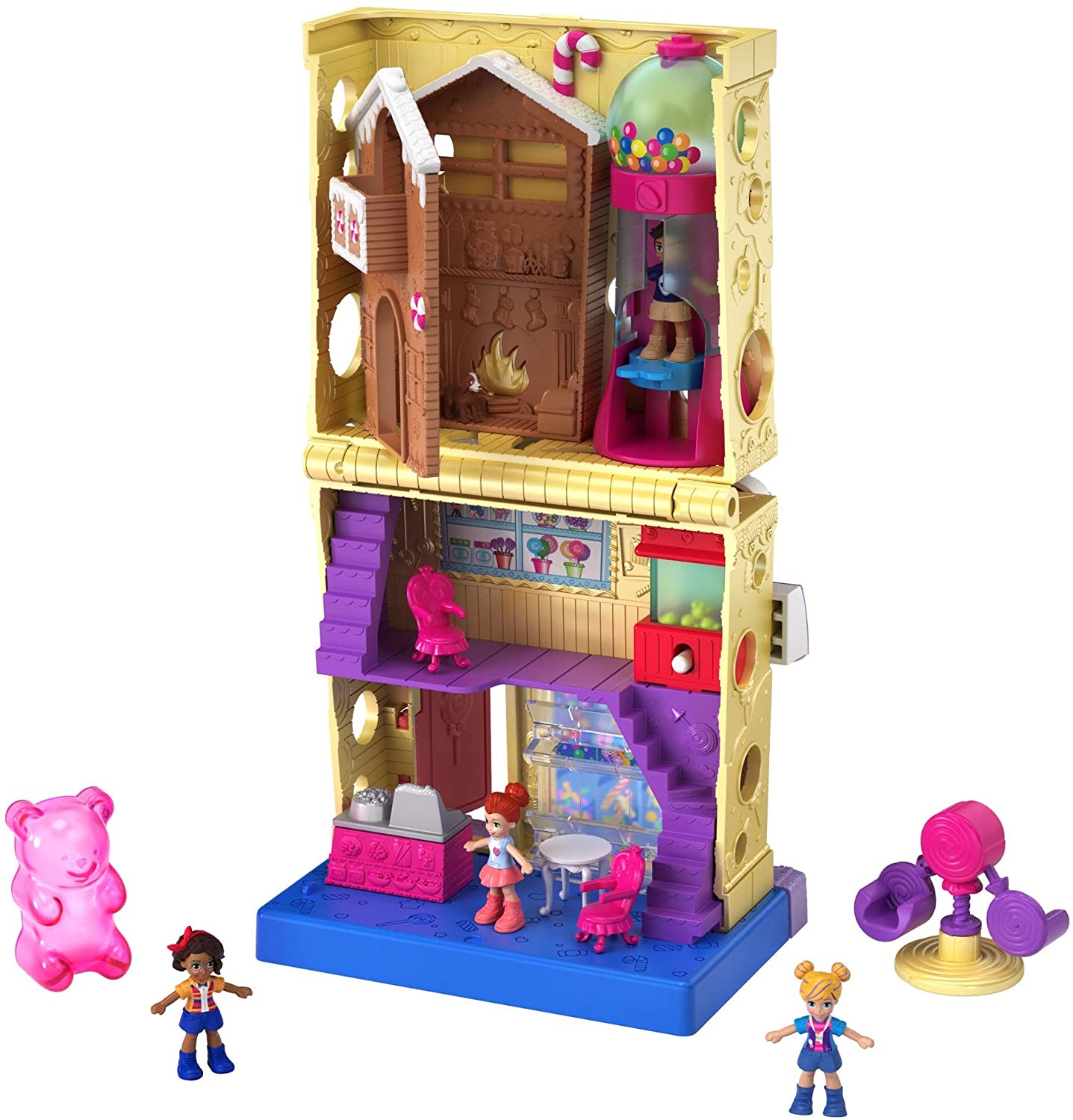 POLLY POCKET POLLYVILLE Candy Store,Multi, Multicolor