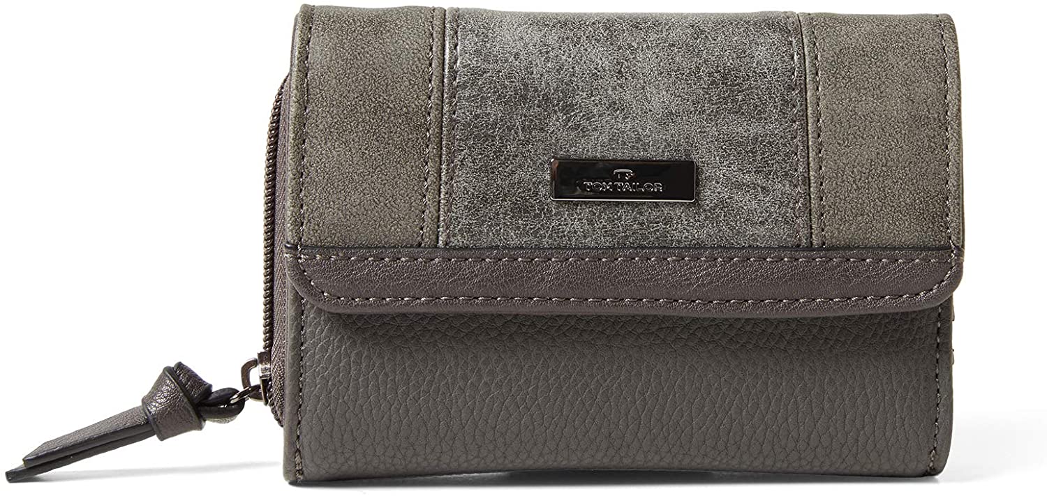 TOM TAILOR Women's Juna 1 Small Wallet, Gray, one Size