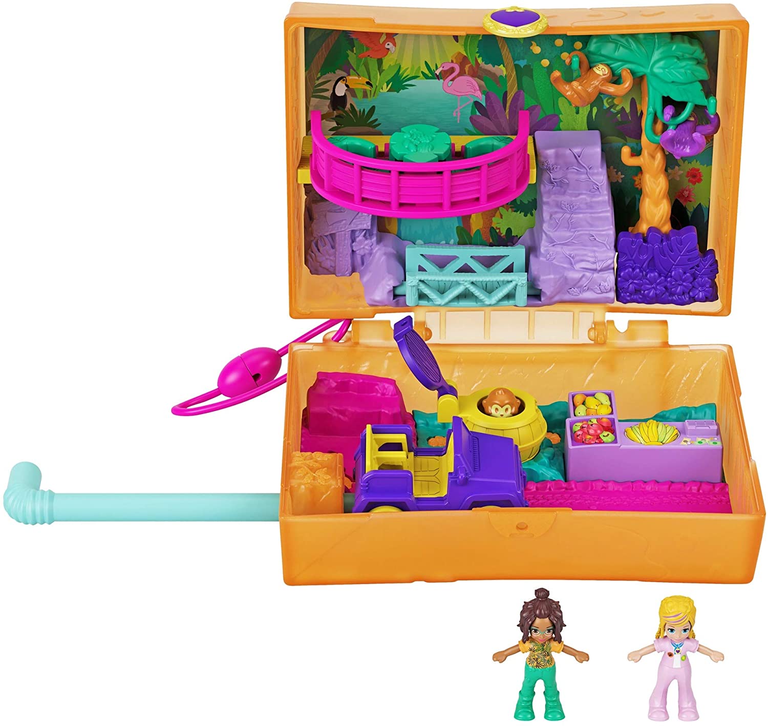 Polly Pocket Jungle Safari Compact, Multi-color, standard size