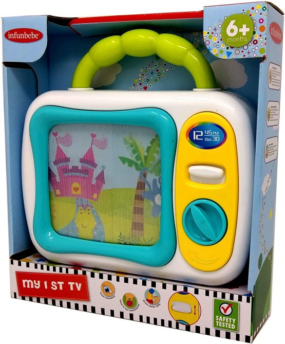 Baby Toys My Baby TV Toy Box with Jungle Animals Animation on Screen and Sleepy Lullaby for Ages 6 Months Up Infant Baby Toddlers Boys Girls, No Batteries Needed Safety Tested BPA Free - Image 2