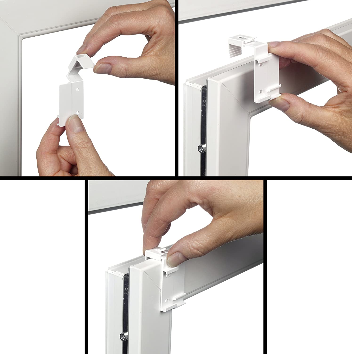 Gardinia Easy Fix Double Roller Blind, Beige, 90 x 220 cm, Creme, 90W x 220H cm - Image 3