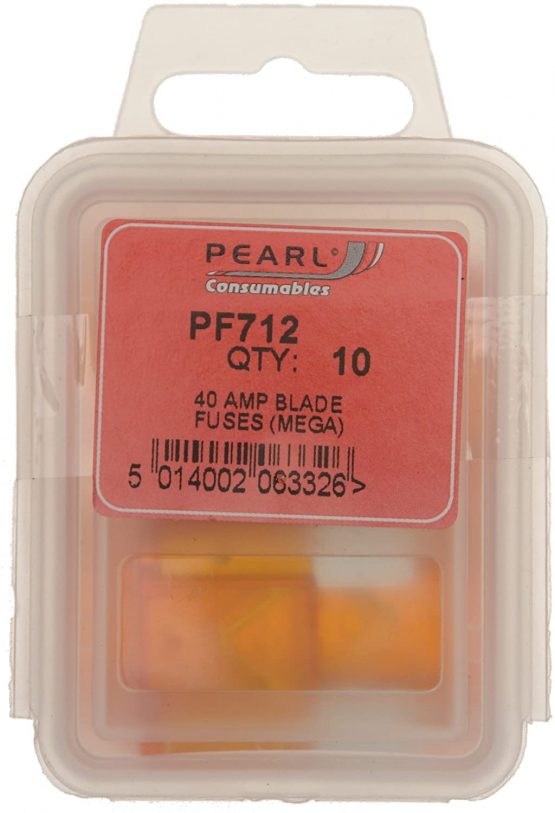 Pearl PF712 40A Maxi Blade Fuses (Pack of 10)