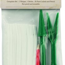 Gardman 15480 2 x 11 x 23.5 cm Widger Dibber and Label Set - Multi-Colour