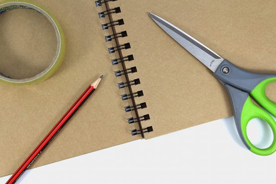 A4 Portrait Twin Wire Kraft Sketch Book - Image 4