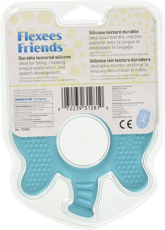 Dr Brown's Flexees Friends Teether Elephant, of - Image 2
