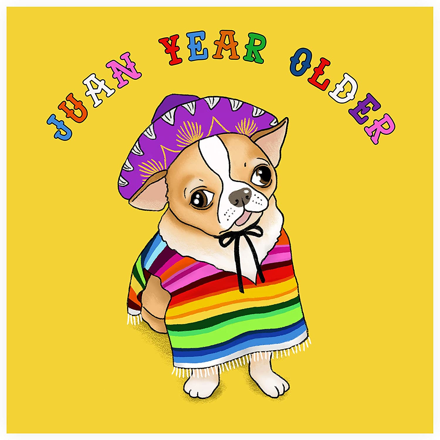 Central 23, Funny Birthday Card, 'Juan One Year Older' For Him or Her - Image 2