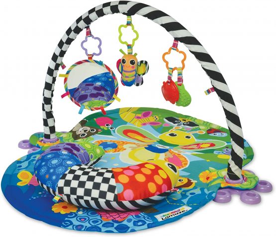 LAMAZE Freddie The Firefly Baby Activity Play Mat, 3-in-1 Baby Gym With 3 Sensory Toys For Babies, Multicoloured