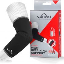 Vulkan Classic Elbow Support, Tennis Elbow Sleeve, Lightweight and Breathable, Provides Compression and Support for Tendonitis, Tennis Elbow, and Golfer's Elbow, Relieves Pain, X-Large, New Style