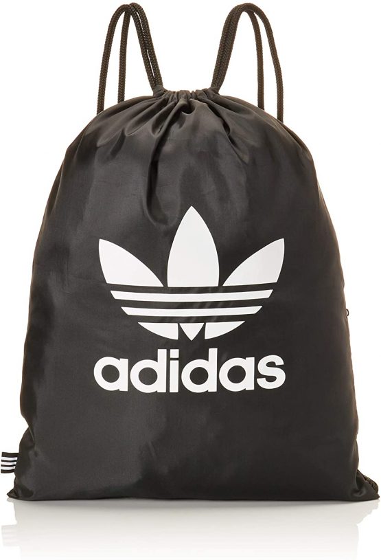 adidas Trefoil Gym Sack - Black, One size