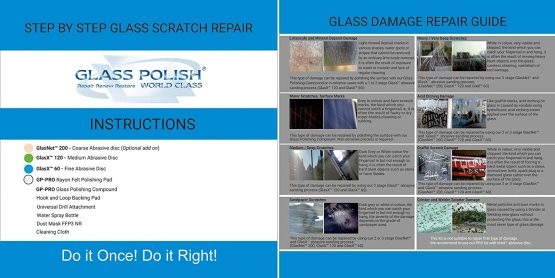 Glass Polish 28004 DIY Glass Scratch Removal kit/xNet™ System/Removes: Scratches, Hard Limescale and Water Deposits, Graffiti and Acid Etching, Surface Marks/Suitable for Any Type of Glass | Deluxe - Image 4
