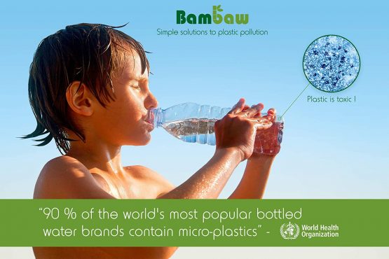 Single wall Stainless Steel Water Bottle | 750 ml Water Bottle | Eco Friendly Reusable Bottle | Campfire Proof | Plastic Free and Leakproof metal water bottle | 750 ml Eco Water Bottle | Bambaw - Image 3
