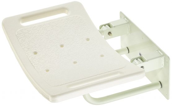 Days 91325265 Wall Mounted Shower Seat, Folding Bathroom Safety Aid, Added Safety, Independence, & Stability, Handicapped, Disabled, Elderly, & Recovering Daily Living Aid (Eligible for VAT relief in the UK)
