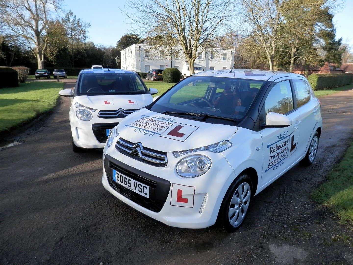 BITS4REASONS Professional Automotive Grade SELF Adhesive Removable at END of Life USE Vinyl with NO Damage to Paint Pair of L Plates Stickers Same Material AS Used ON Our Driving School Cars - Image 2