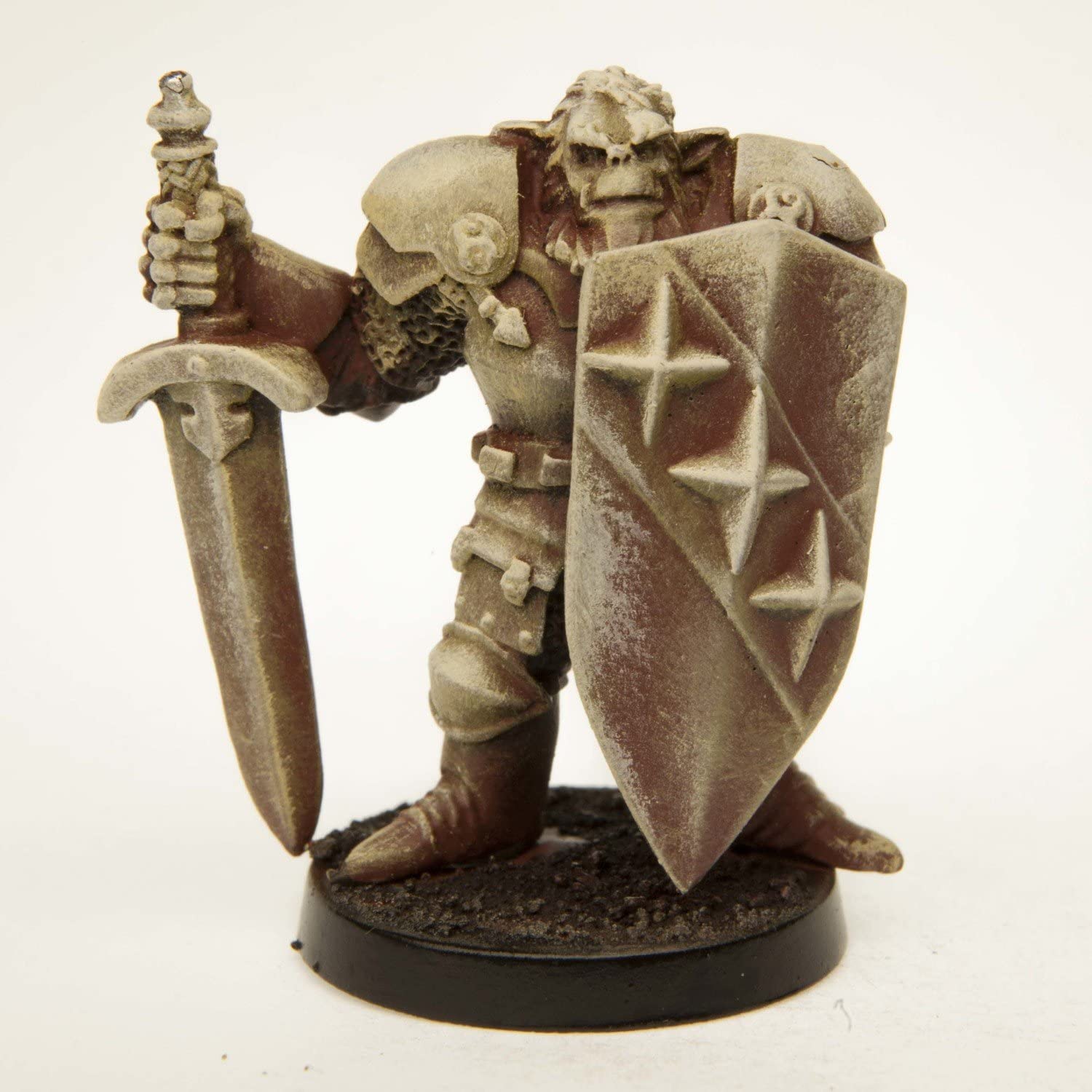Stonehaven Half-Orc Warrior Miniature Figure for 28mm Table top Wargames - Made in USA - Image 3