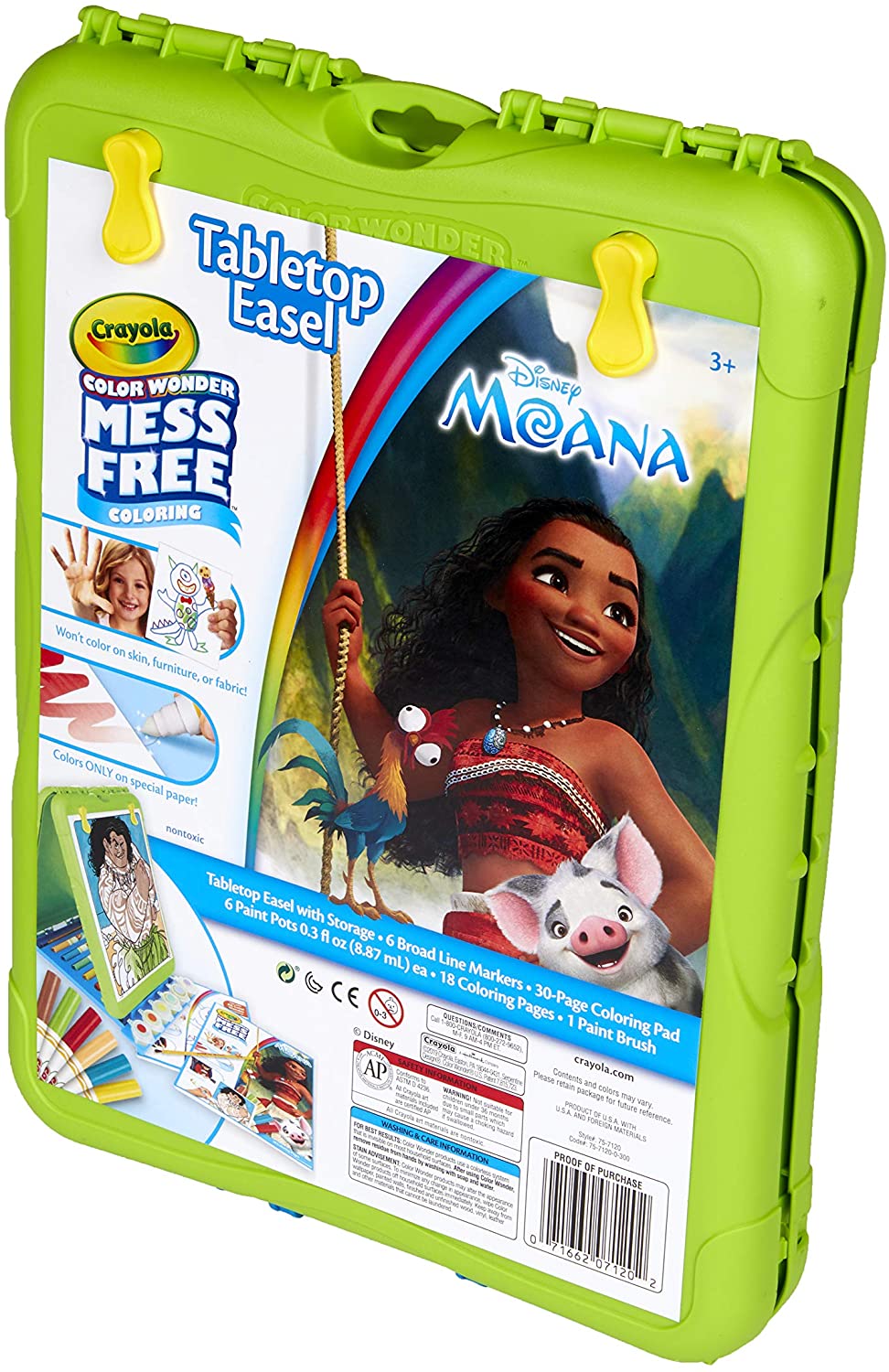 CRAYOLA color Wonder Travel Esel Moana Pages with BONUS pages, Markers and color Wonder Paint Coloring Travel Books and Esel MEGA set - Image 2