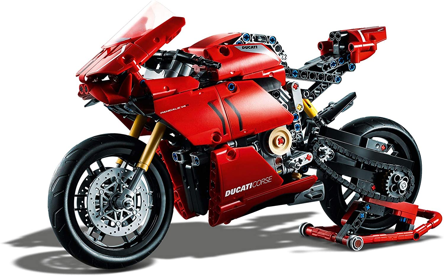 LEGO Technic Ducati Panigale V4 R 42107 Motorcycle Toy Building Kit (646 pieces), Build A Model Motorcycle - Image 2