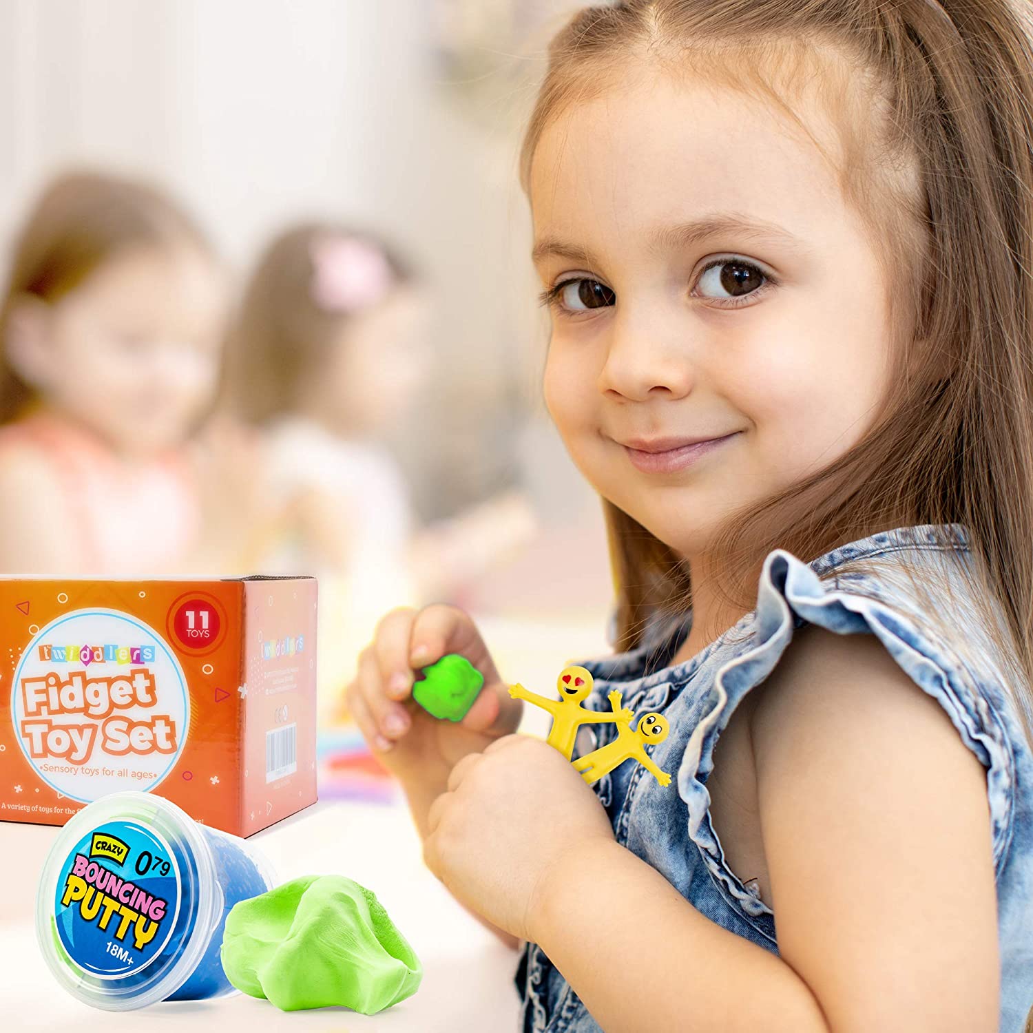 The Twiddlers - 11 Pack Fidget Sensory Set, Lucky Dip Squeeze Toys for Anxiety ADHD, Autism & Stress Relief, Ideal for Kids & Adults - Image 4