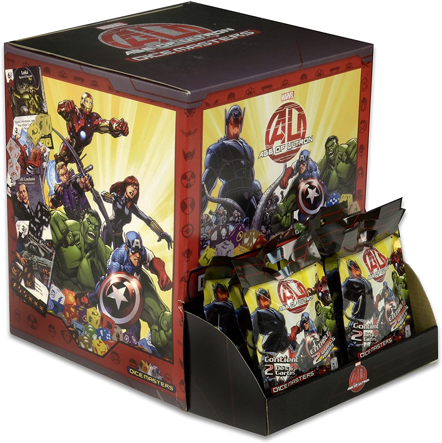 Wizkids 272142 collectable card game Marvel Dice Masters Age of Ultron Gravity Feed, Multi-Colour, Multicoloured, Medium