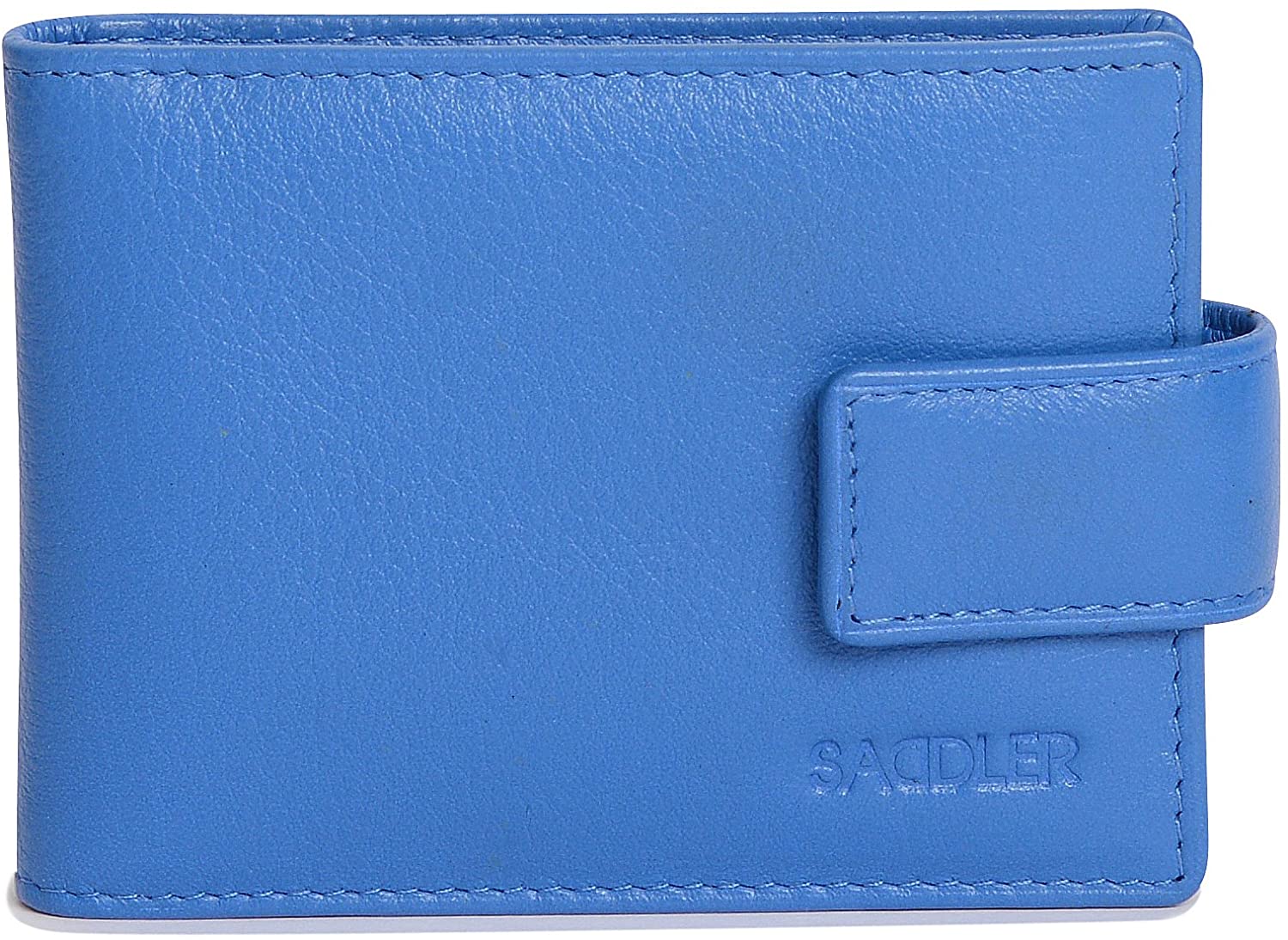 SADDLER "Robyn Cardholder - RFID Protected Real Leather Slim Wallet with 12 Card Slots - Compact East-West Card Case - Gift Boxed - Image 2