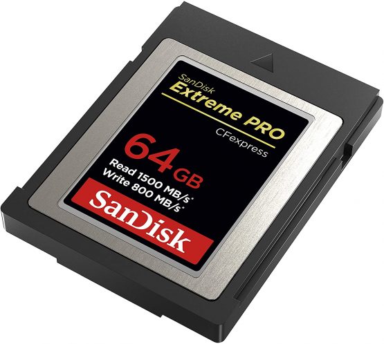 SanDisk Extreme PRO CFexpress memory card type B 64 GB (read speeds up to 1500 MB / s, for RAW 4K video, XQD compatibility, RescuePro Deluxe recovery software) - Image 2