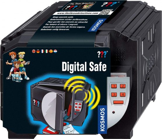 Thames and Kosmos Safe| 1665333 | 4 Digit Numerical Code Secret Money Box| Three Detectives| Ages 7+