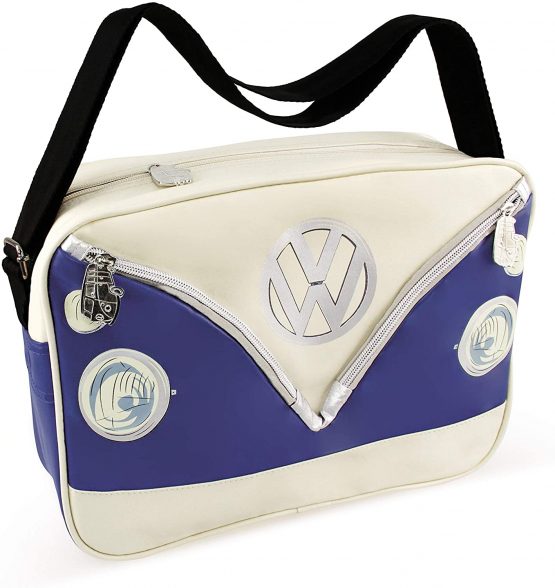 BRISA VW Collection VW T1 Bus Shoulder Bag Landscape - Blue