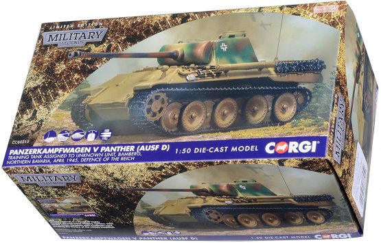 Corgi CC60215 Panther Tank – Panzerkampfwagen V Panther Ausf D, Unknown Unit, Northern Bavaria, April 1945 Classic - Image 4